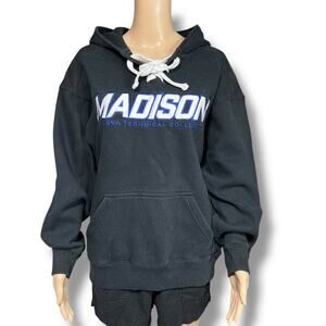 J America Womens MATC Madison Area Tech College Hoodie Sweatshirt Pullover Mediu
